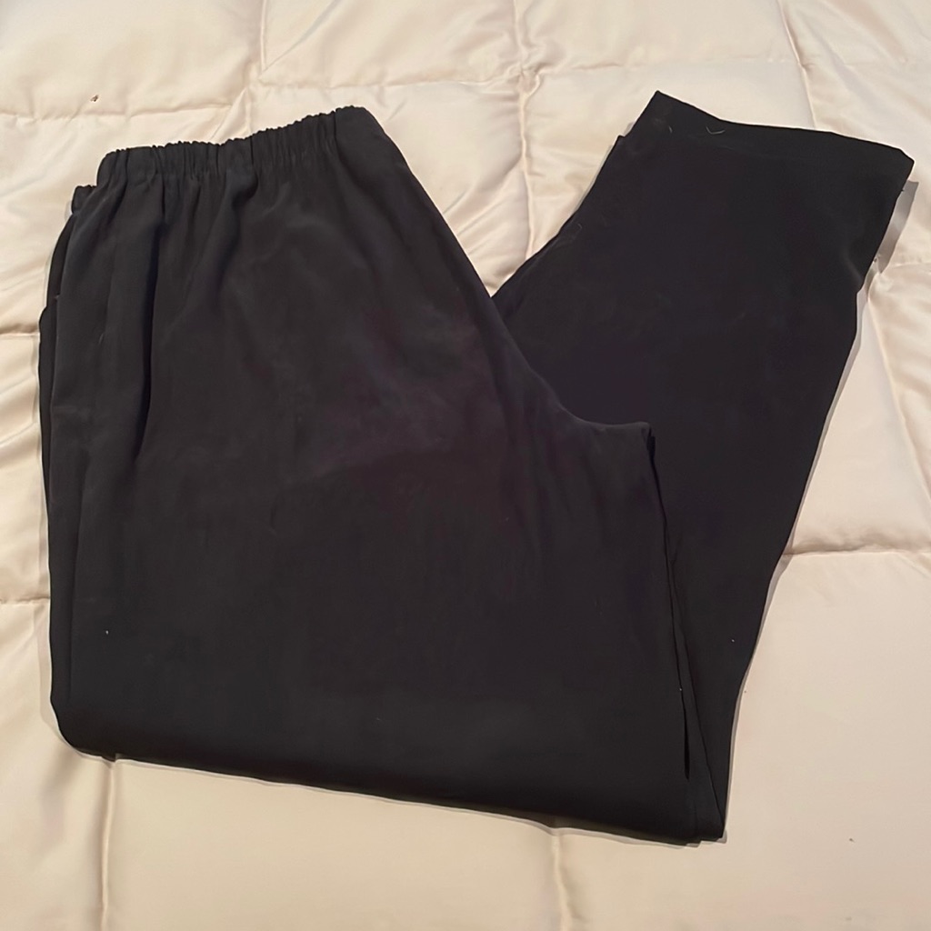 Black Croft & Barrow Slacks. Size 14 Petite.